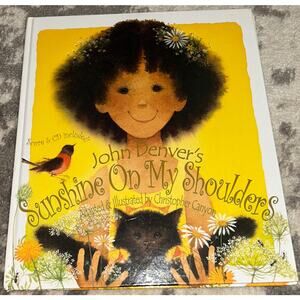 John Denver Sunshine On My Shoulders Hardcover Book with CD